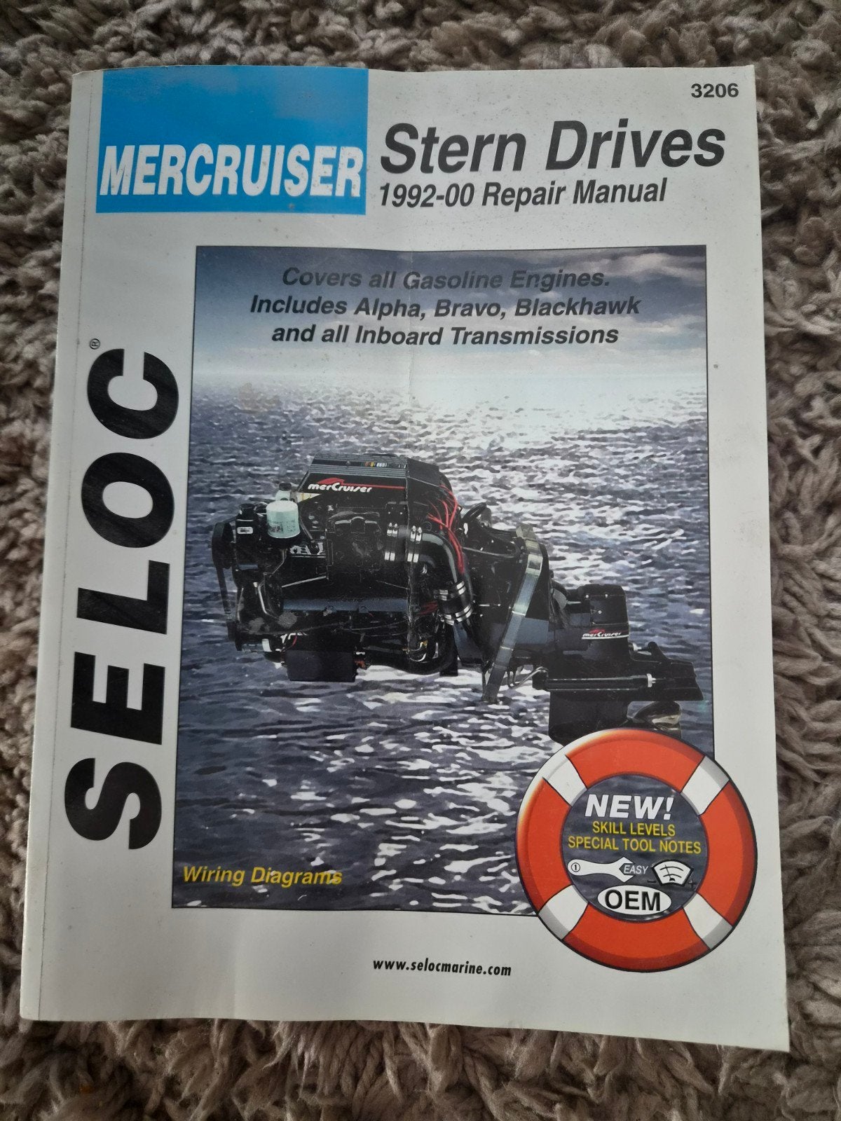 Mercruiser Stern Drives Reparatiehandleiding 1992-2000, Ophalen of Verzenden, Zo goed als nieuw, Motor en Techniek