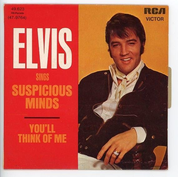 Single van Elvis Presley uit 1969 ( Fr. ), Ophalen of Verzenden, Gebruikt, Pop