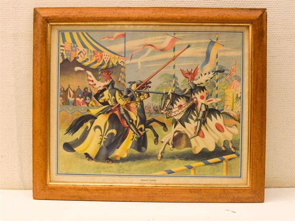 Ingelijste prent /poster 54002, Ophalen of Verzenden, Gebruikt, Minder dan 50 cm, Schilderij