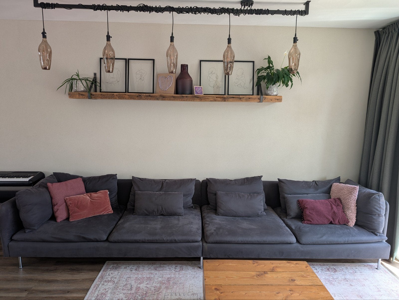 Ikea Soderhamn bank (hoekelement ook aanwezig), Ophalen, Gebruikt, 300 cm of meer, 75 tot 100 cm