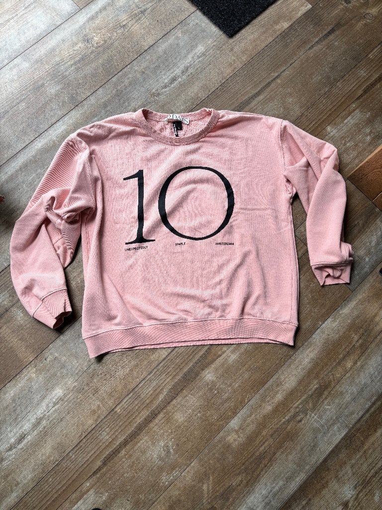 10Days Roze Sweatshirt (L), Kleding | Dames, Truien en Vesten, Maat 42/44 (L), 10days, Ophalen of Verzenden, Roze