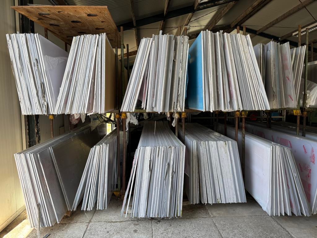Polycarbonaat platen te koop, helder en opaal, Ophalen of Verzenden, Zwart, Kunststof, Minder dan 5 m²