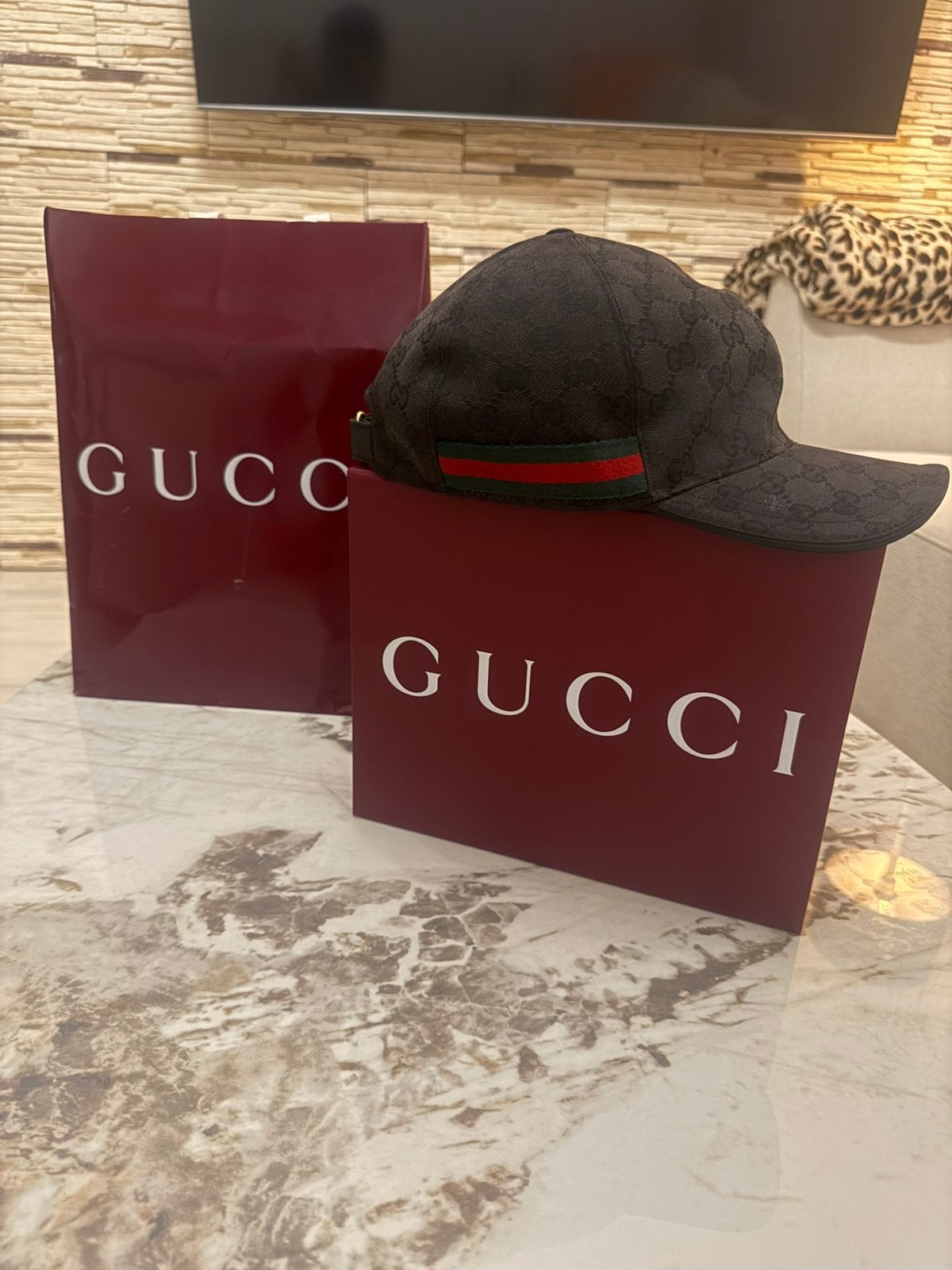 Gucci pet zwart L, Ophalen of Verzenden, Zo goed als nieuw