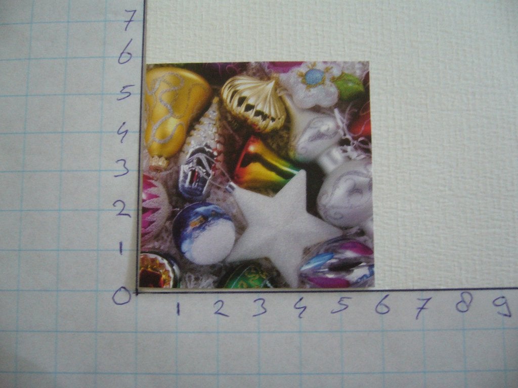 nr. 697 - uitgeknipt 3d plaatje kerst, Ophalen of Verzenden, Nieuw, Kerst, Knipvel