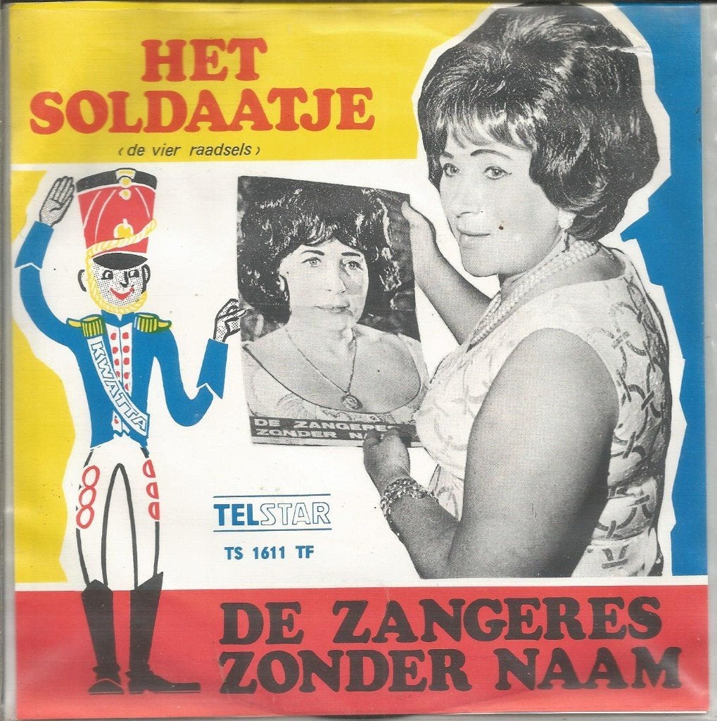 De Zangeres Zonder Naam ‎– Het Soldaatje (1971), Gebruikt, Fotohoes, 7 inch, Ophalen of Verzenden