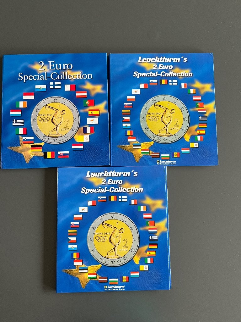 Speciale collectie 2 euro munten boeken - leeg, Ophalen, Overige landen, 2 euro, Setje