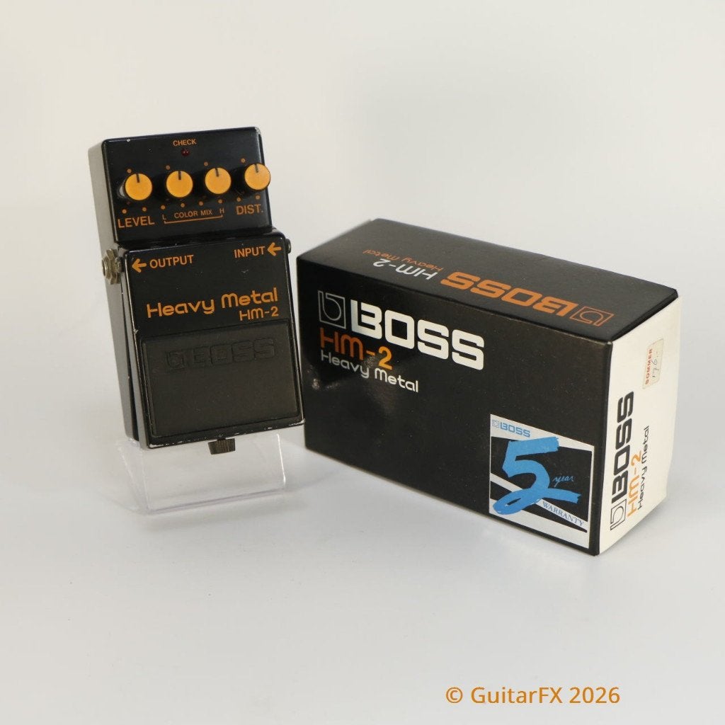Boss HM-2 Heavy Metal (Made In Japan, Black Label, s/n 37050, Muziek en Instrumenten, Effecten, Gebruikt, -, -, Ophalen of Verzenden