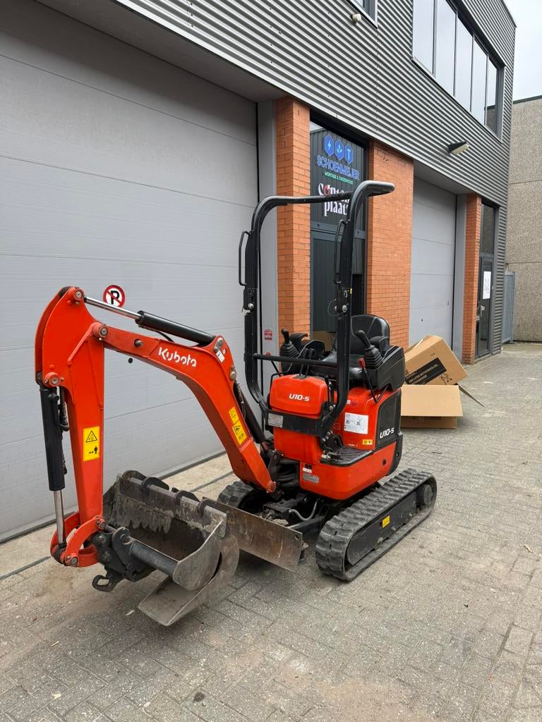 Kubota u10-5 Te Huur! €90,- per dag., Zakelijke goederen, Machines en Bouw | Kranen en Graafmachines, Ophalen of Verzenden, Graafmachine