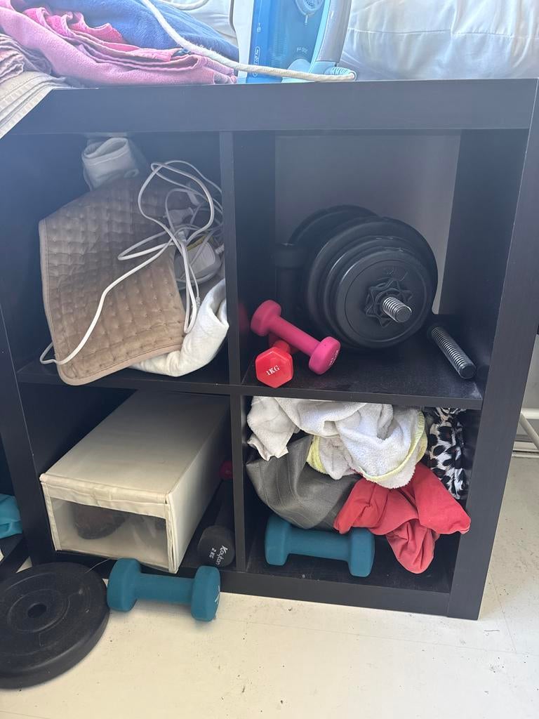 2x IKEA Kallax open kast met vier vakken, Ophalen, Gebruikt