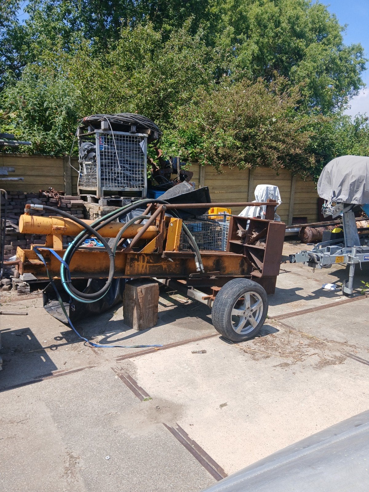 Houtklover haardhout cilinder, Tuin en Terras, Ophalen of Verzenden