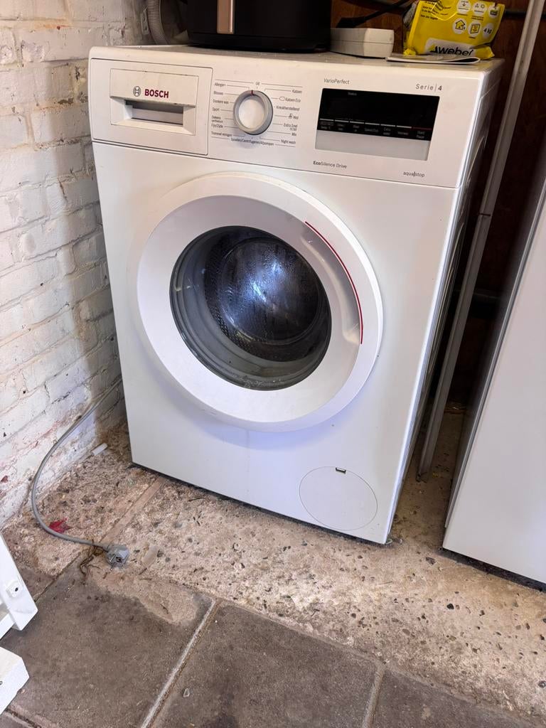 Wasmachine bosch serie 4, Ophalen, Gebruikt, 1200 tot 1600 toeren, 85 tot 90 cm