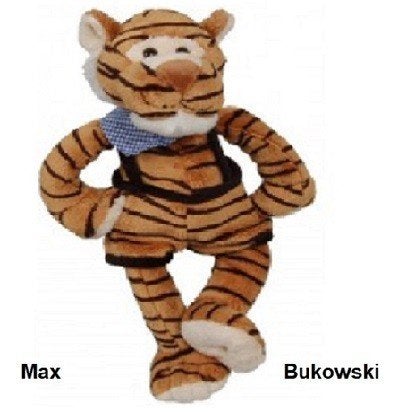 Knuffel Bukowski tijger Max, Kinderen en Baby's, Speelgoed | Knuffels en Pluche, Verzenden, Nieuw, Tijger