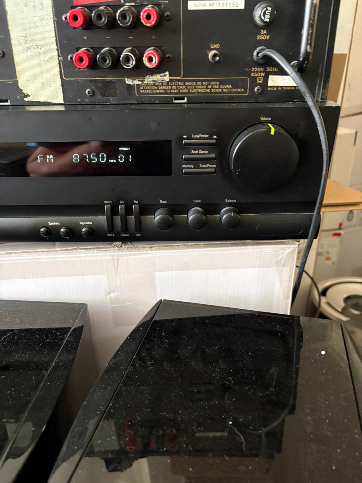 Harman/Kardon HK3250 Receiver+Wharfedale Pro EVP-15 Speakers, Ophalen of Verzenden, Gebruikt, Speakers, Overige merken