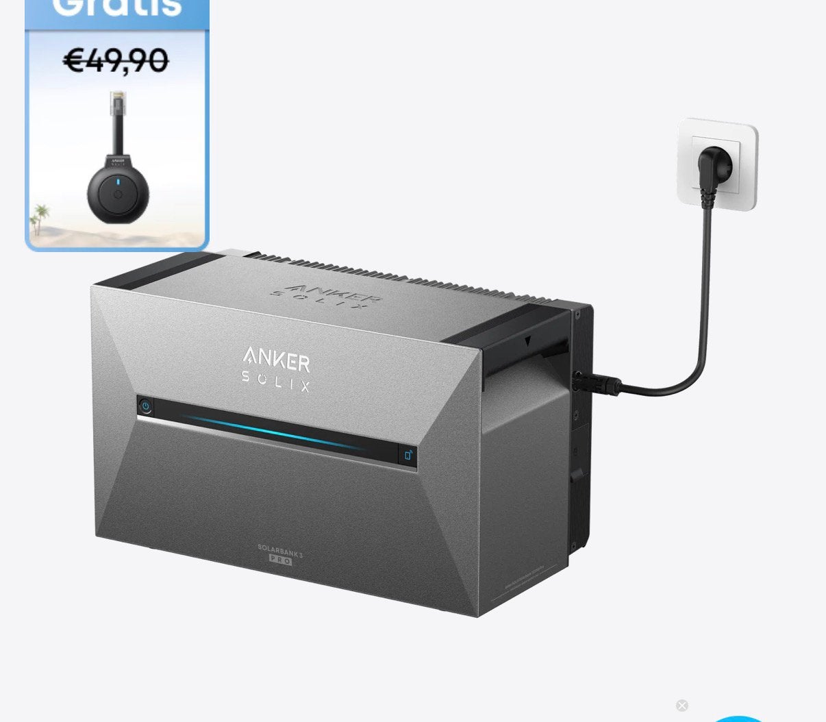 Anker Solarbank 3 E2700 Pro, Ophalen, Zo goed als nieuw
