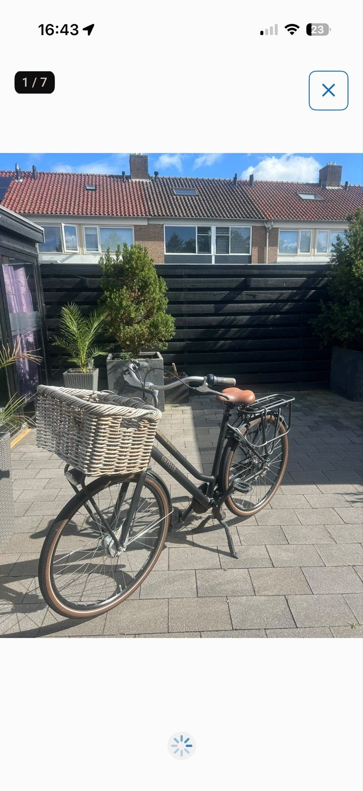 Gazelle fiets 26 inch met mand, Ophalen, Gebruikt, Gazelle
