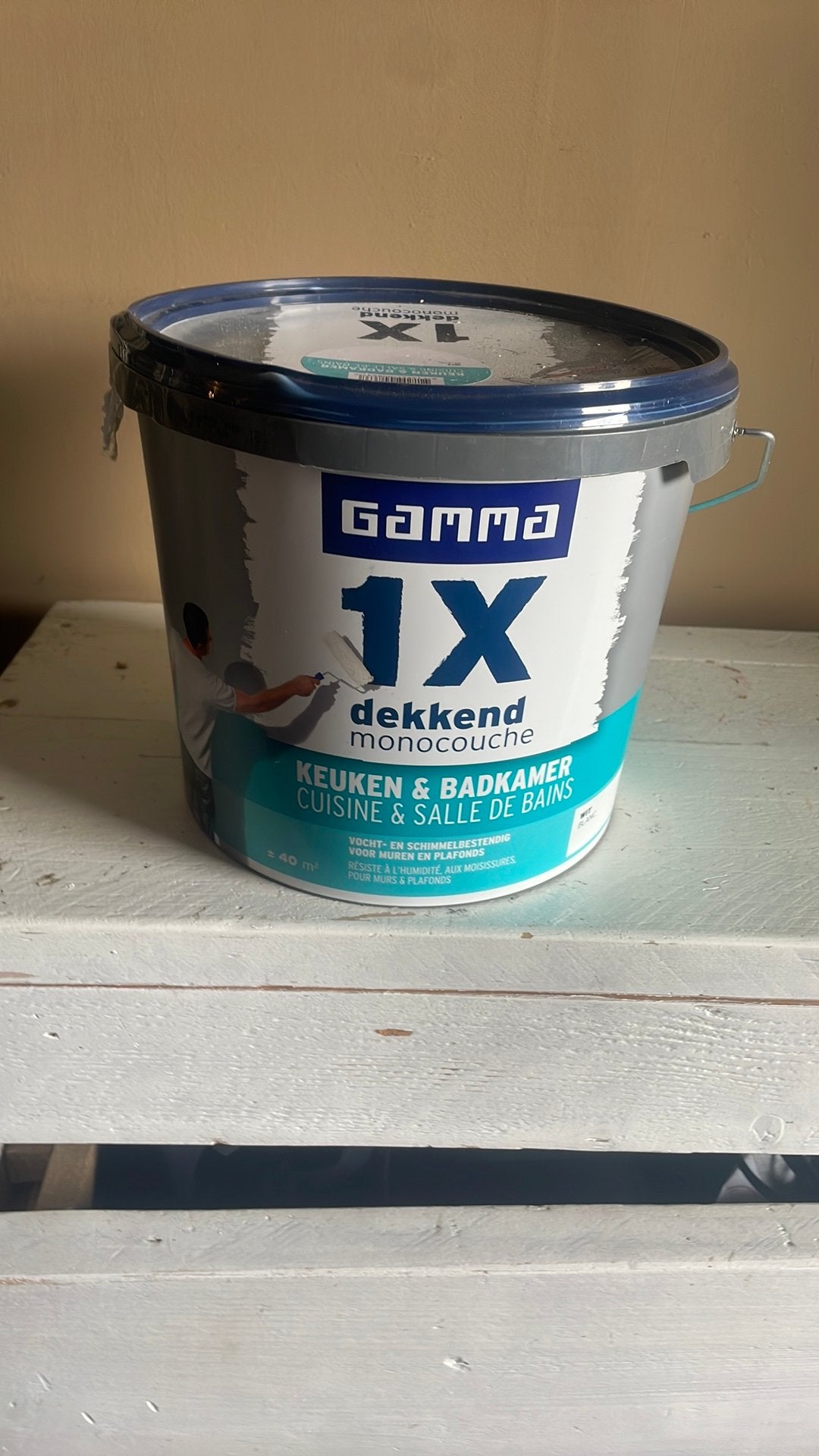 Keuken en badkamer verf, Verzenden, Zo goed als nieuw, Wit