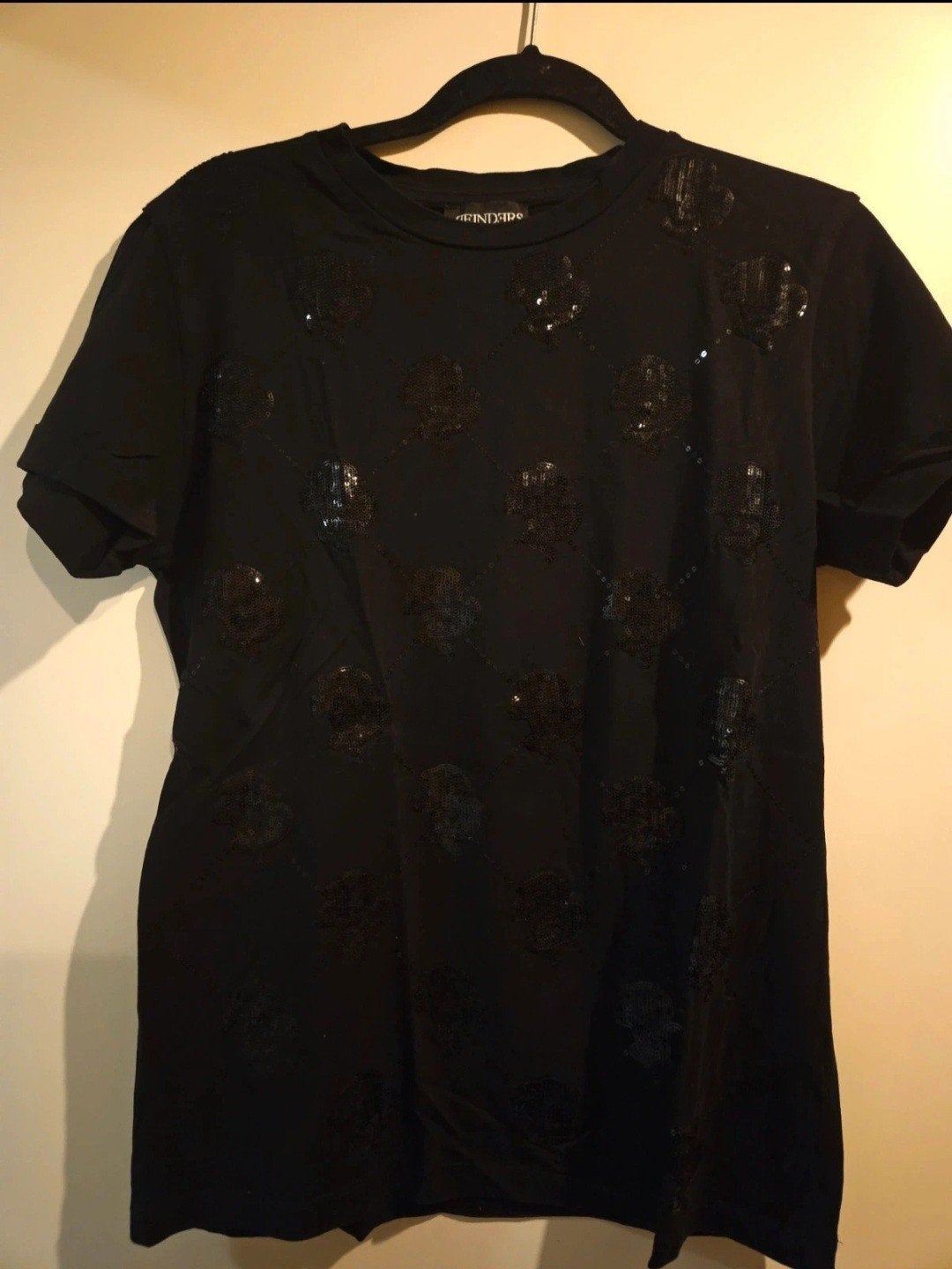 Reinders t-shirt zwart glitter XS, Reinders, Zwart, Ophalen of Verzenden, Zo goed als nieuw