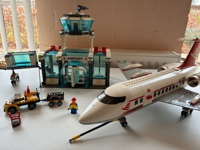 Lego City grote luchthaven 7894, Compleet, City, Lego, Ophalen of Verzenden