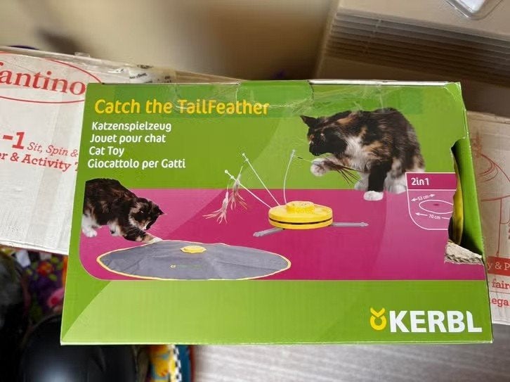 Kerbl Catch the TailFeather kattenspeelgoed, Dieren en Toebehoren, Ophalen, Zo goed als nieuw, Overig speelgoed