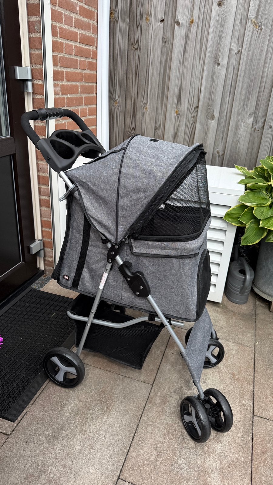 Trixi Hondenbuggy kleur grijs voor de kleine hond tot 15 kg, Ophalen, Nieuw