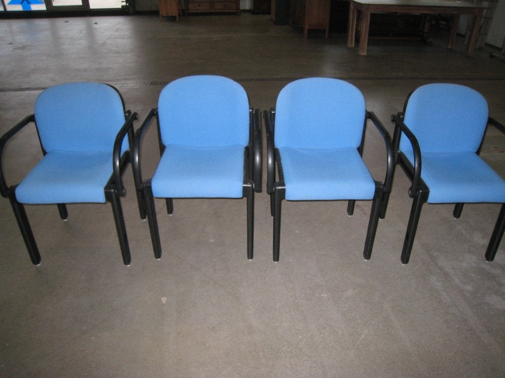 4 Kembo vergaderstoelen, Niet ingevuld, Gebruikt, Niet ingevuld, Niet ingevuld