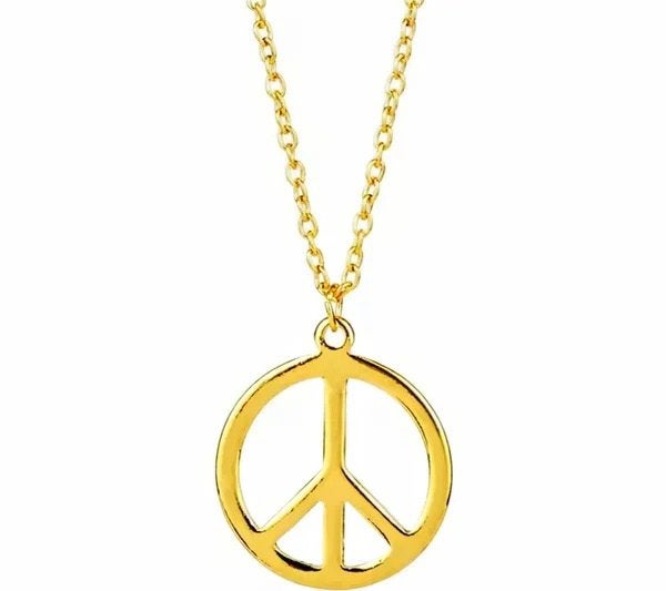 Heren ketting Peace goud of zilver, Nieuw, Ophalen of Verzenden, Info@sweet-one.nl, Struikheide 64,369lj,rotterdam
