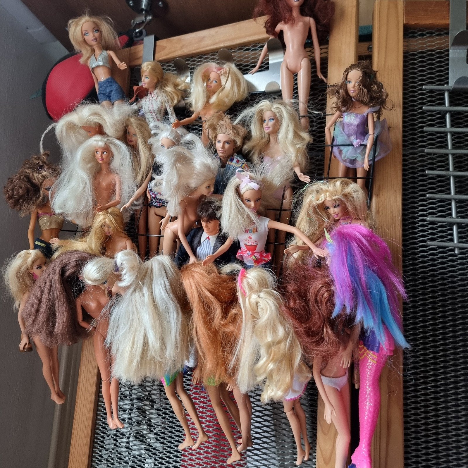 grote verzameling my scene, vintage, barbie en magic eye sin, Kinderen en Baby's, Ophalen of Verzenden, Barbie