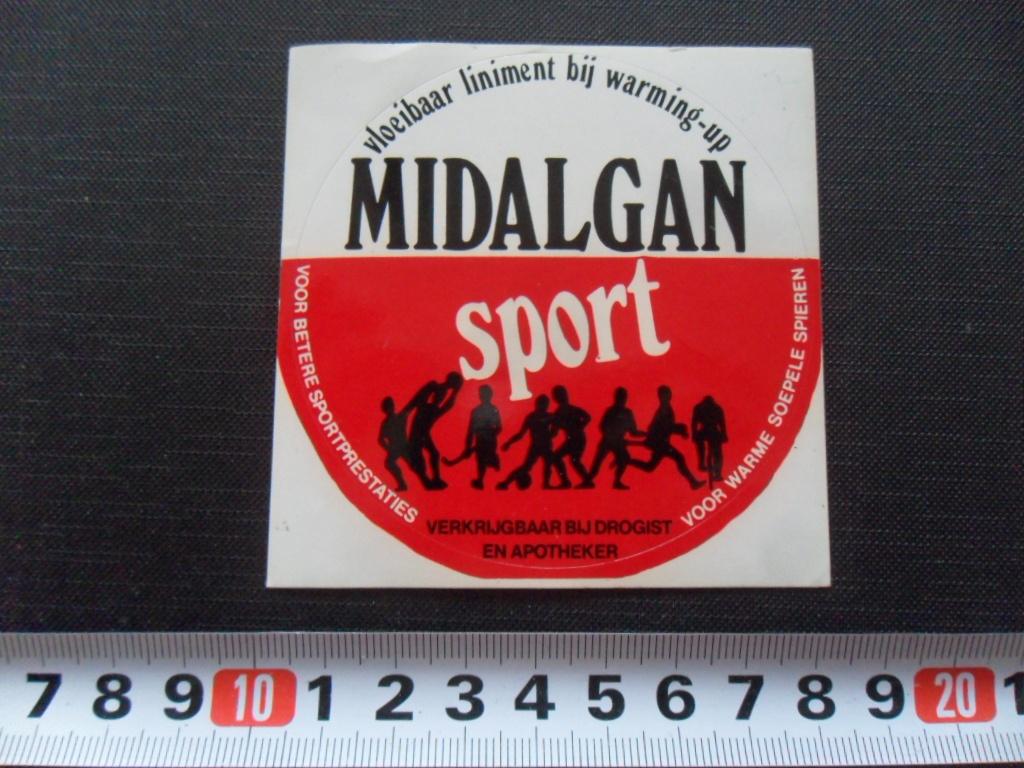 sticker MIDALGAN Sport, Ophalen, Zo goed als nieuw