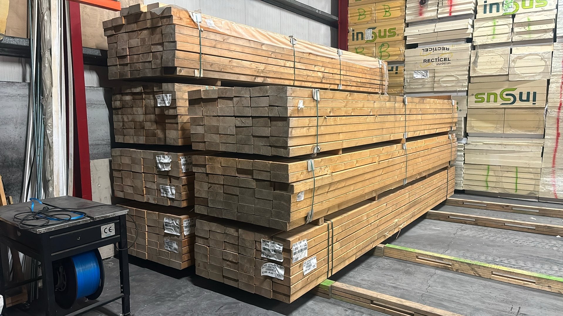 Houten balken - 70/170 en 75/175 mm aangeboden - NIEUW!, Ophalen, Gebruikt, 250 cm of meer, Balken
