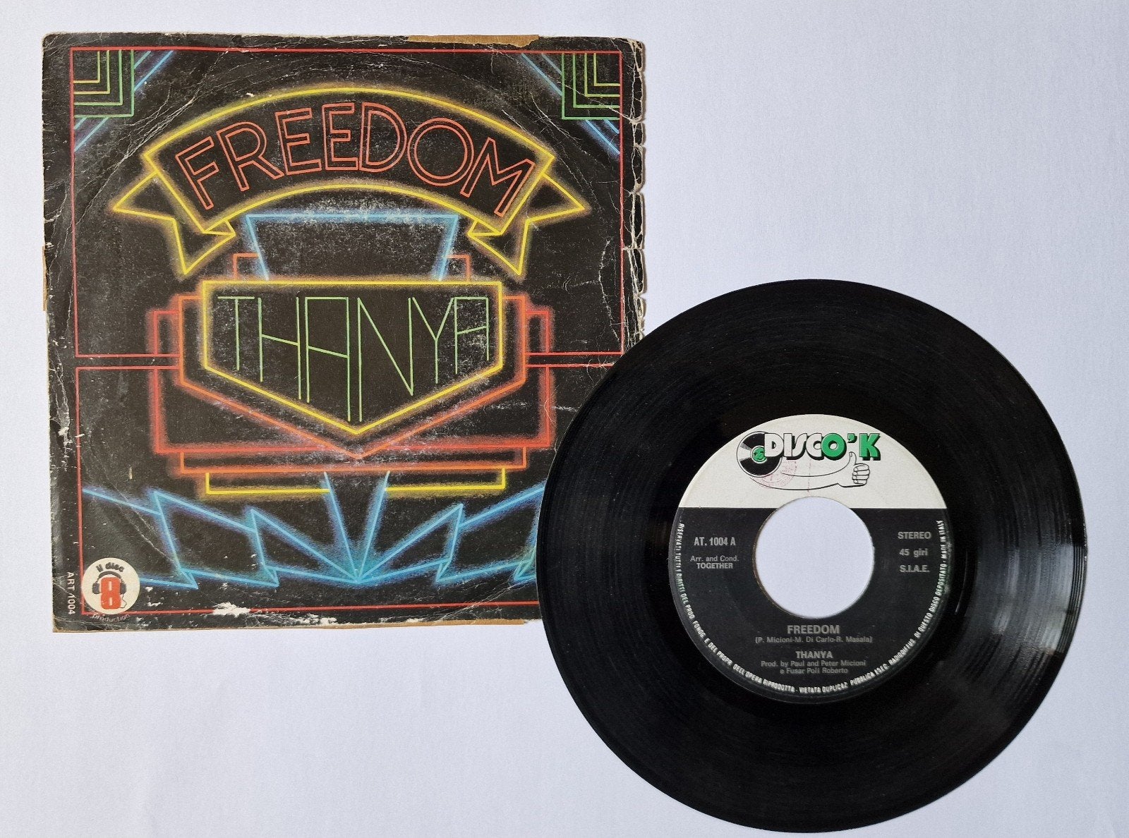 Italo: Thanya - Freedom, Koto - Japanese war Games, 7", Originele persing, Ophalen of Verzenden, Gebruikt, Pop
