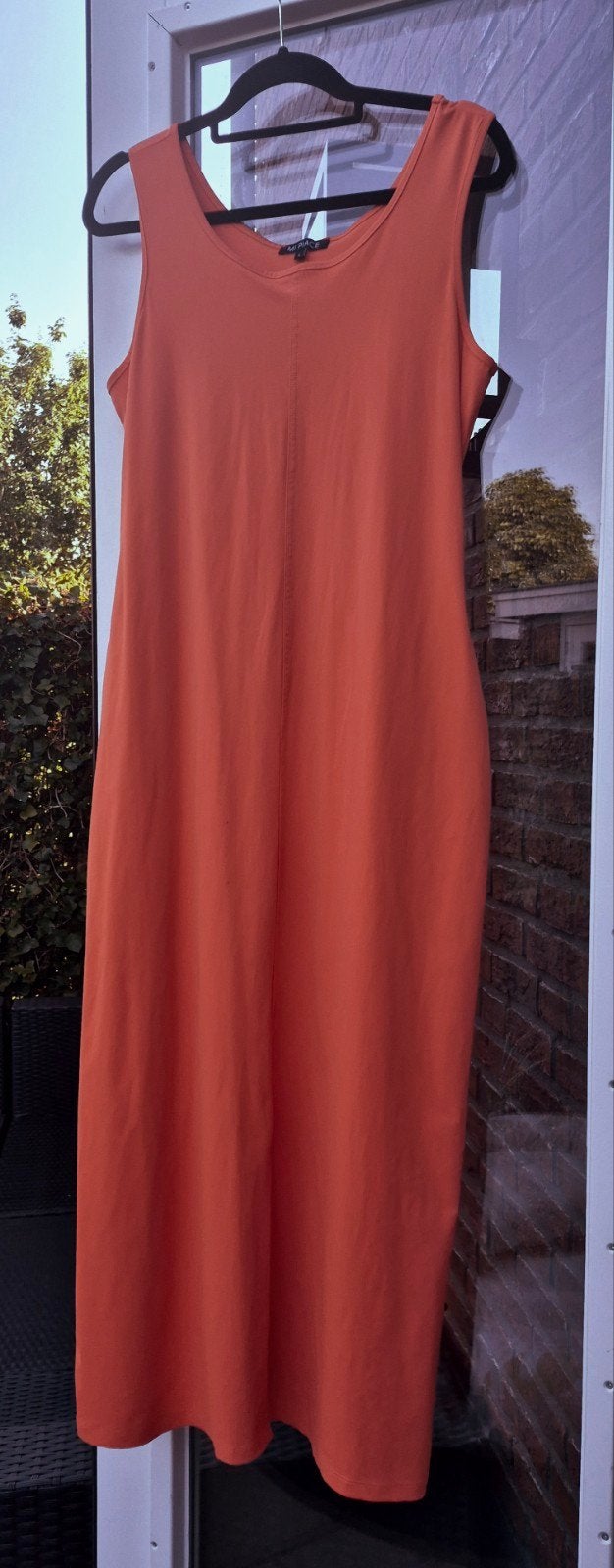 Mi Piace jurk Oranje travelstof, Mi Piace, Verzenden, Maat 42/44 (L), Nieuw