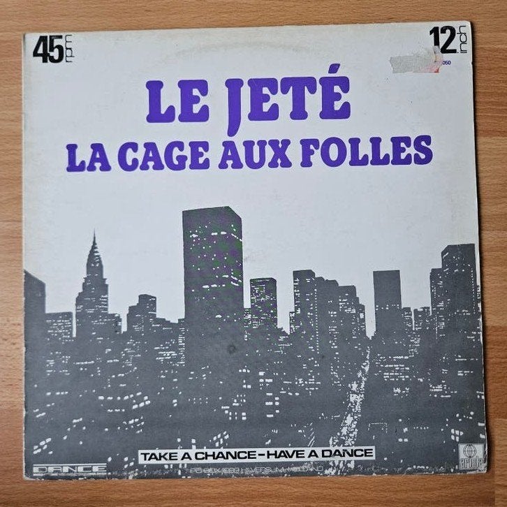 Le Jeté – La Cage Aux Folles - Maxi Single, Cd's en Dvd's, Ophalen of Verzenden, Gebruikt, 12 inch, Pop