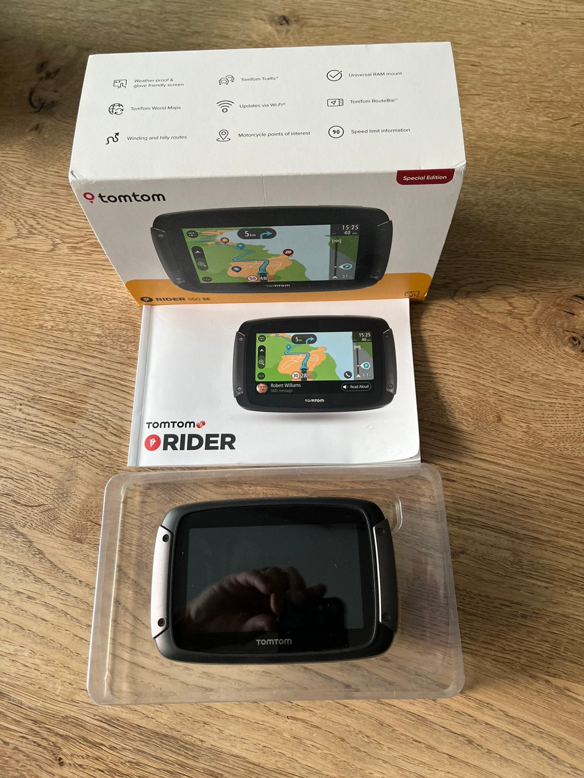 Te koop TomTom 550 SE met garantie tot 1/4/27, Ophalen of Verzenden, Zo goed als nieuw