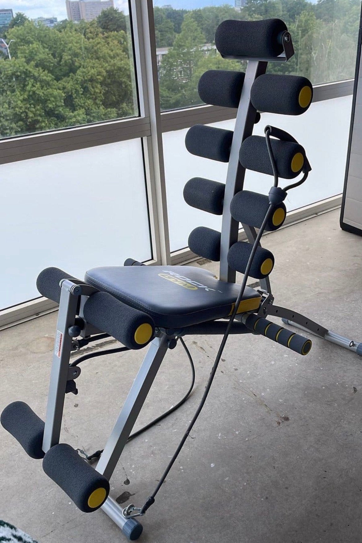 Rock Gym Buikspiertrainer - Fitnessbank, Ophalen, Zo goed als nieuw, Fitnessbank