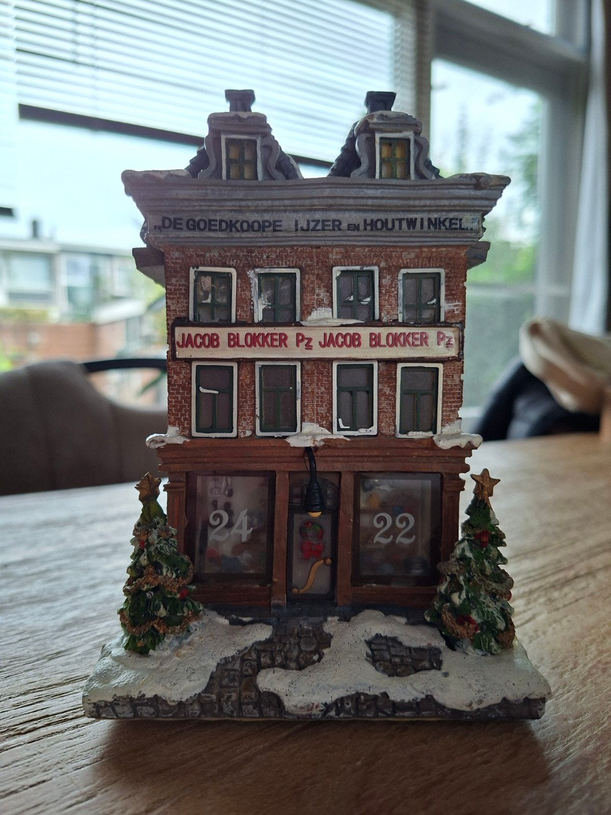 Jacob blokker winkel kerstdorp, Ophalen of Verzenden