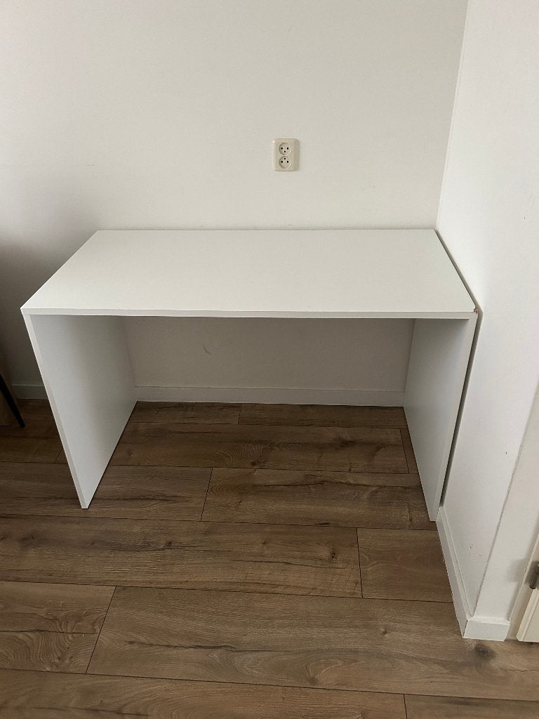 Compacte Bureau wit Livarno 116/60/75 cm (b/d/h)!, Huis en Inrichting, Bureaus, Ophalen, Gebruikt, 116 cm, Overige merken