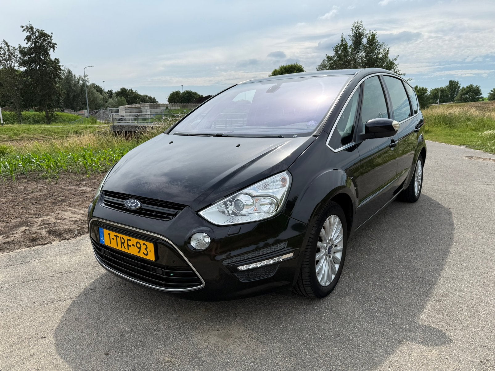Ford S-Max 1.6 Scti Platinum 7 pers 2014 panorama dak, Auto's, Ford, Voorwielaandrijving, 1596 cc, Zwart, 4 cilinders