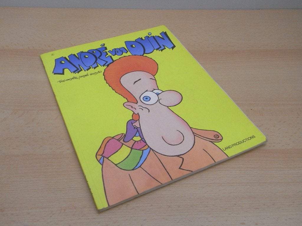 Strip No.1 Andre van Duin gesigneerd (2x) 1987 + LP, Verzamelen, Ophalen of Verzenden, Gebruikt, Tv, Overige typen