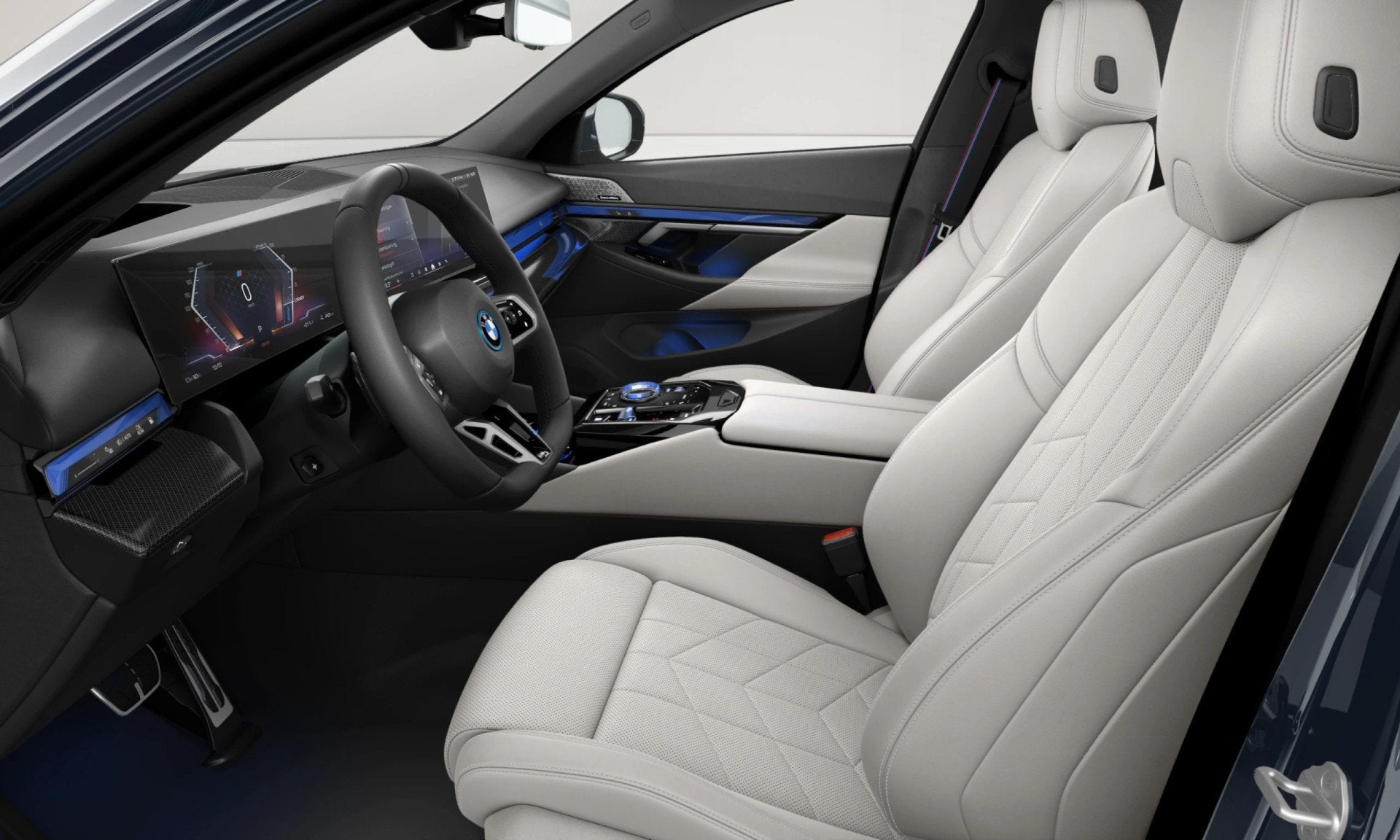 BMW i5 Touring xDrive40 M-Sport Pro - Full-Option - Adaptief, Gebruikt, 394 pk, Zwart, Geïmporteerd
