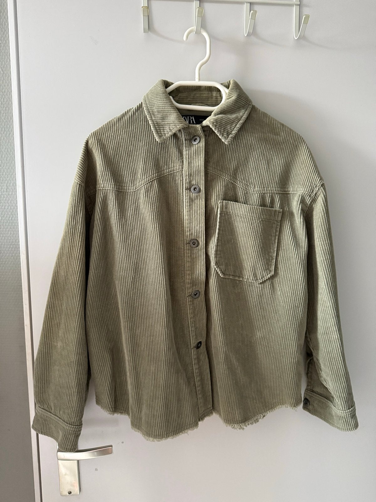Zara Ribjasje XS - Zo goed als nieuw, Ophalen of Verzenden, Zo goed als nieuw, Maat 34 (XS) of kleiner, Groen