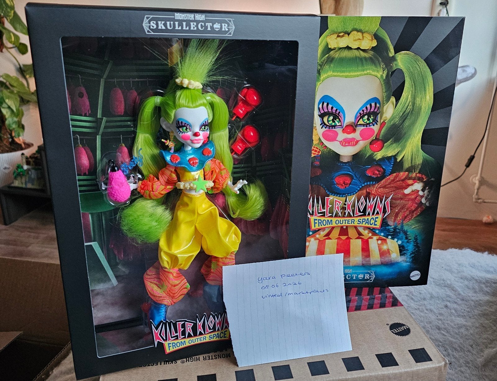 Monster High Skullector - Killer Klowns Shorty, Verzamelen, Poppen, Ophalen of Verzenden, Nieuw, Fashion Doll