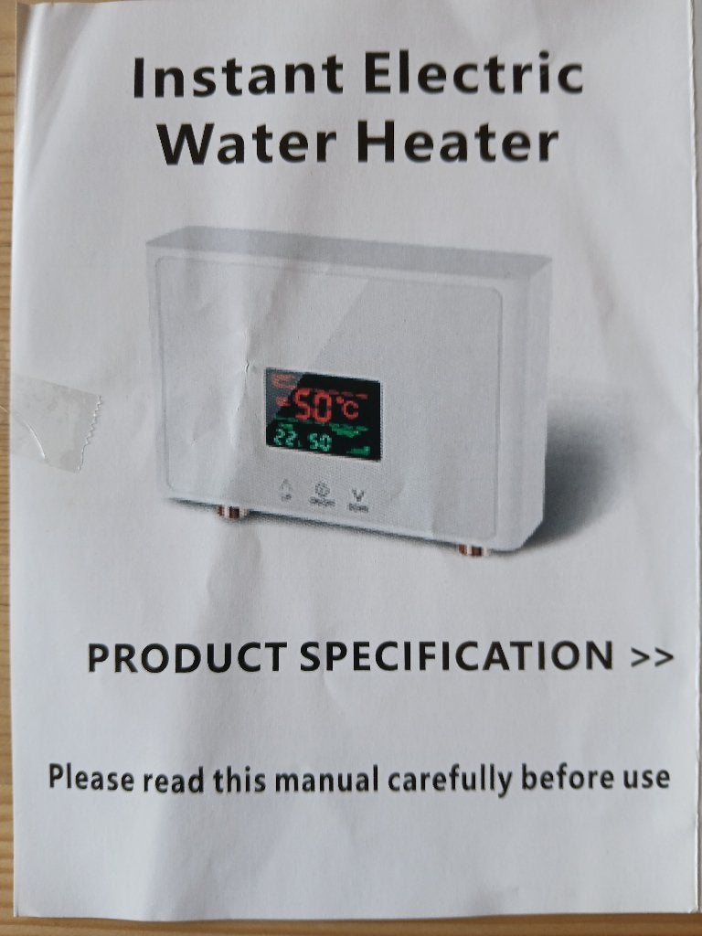 Doorstroom waterverwarmer met afstandsbediening, 2 liter of meer, Ophalen of Verzenden, Gebruikt