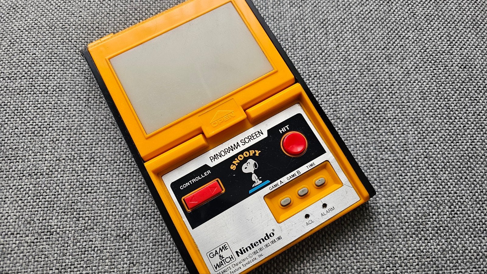 Nintendo game and watch Panorama Screen Snoopy €150, Ophalen, Gebruikt