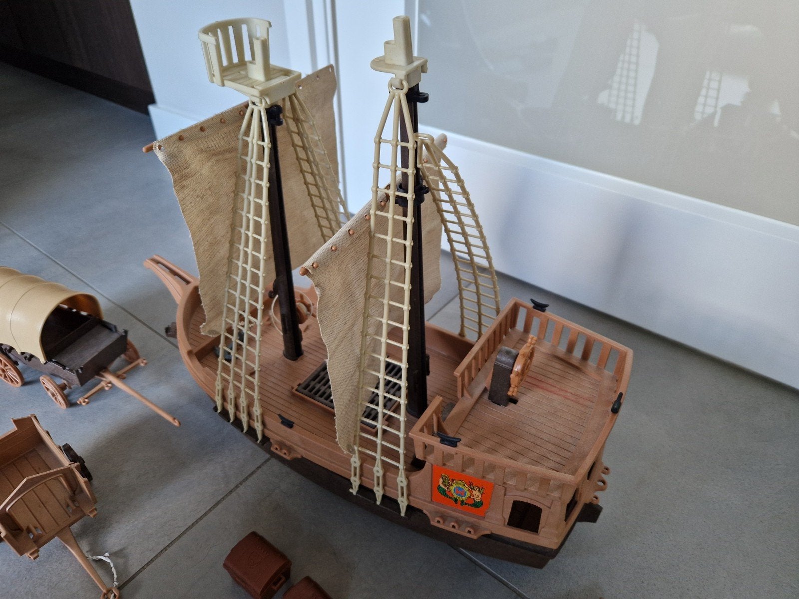 Playmobil Piratenschip, Circus, Bank - Grote set!, Ophalen, Gebruikt, Jongen of Meisje