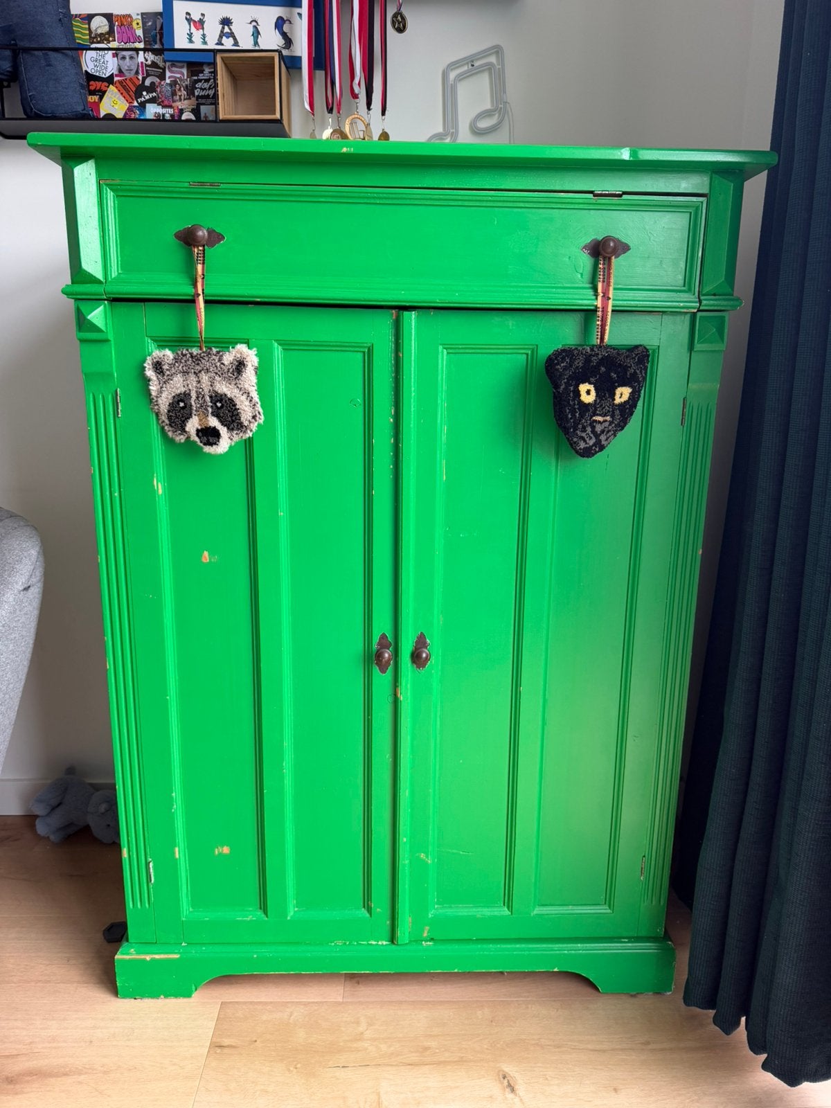 Toffe groene kast!, Ophalen, Gebruikt
