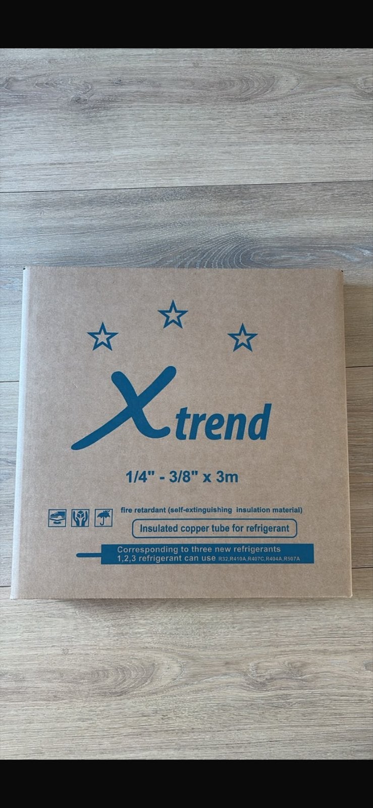 Xtrend Geïsoleerde Koperen Buis 1/4" - 3/8" x 3m, Ophalen of Verzenden, Nieuw, Kabel of Snoer