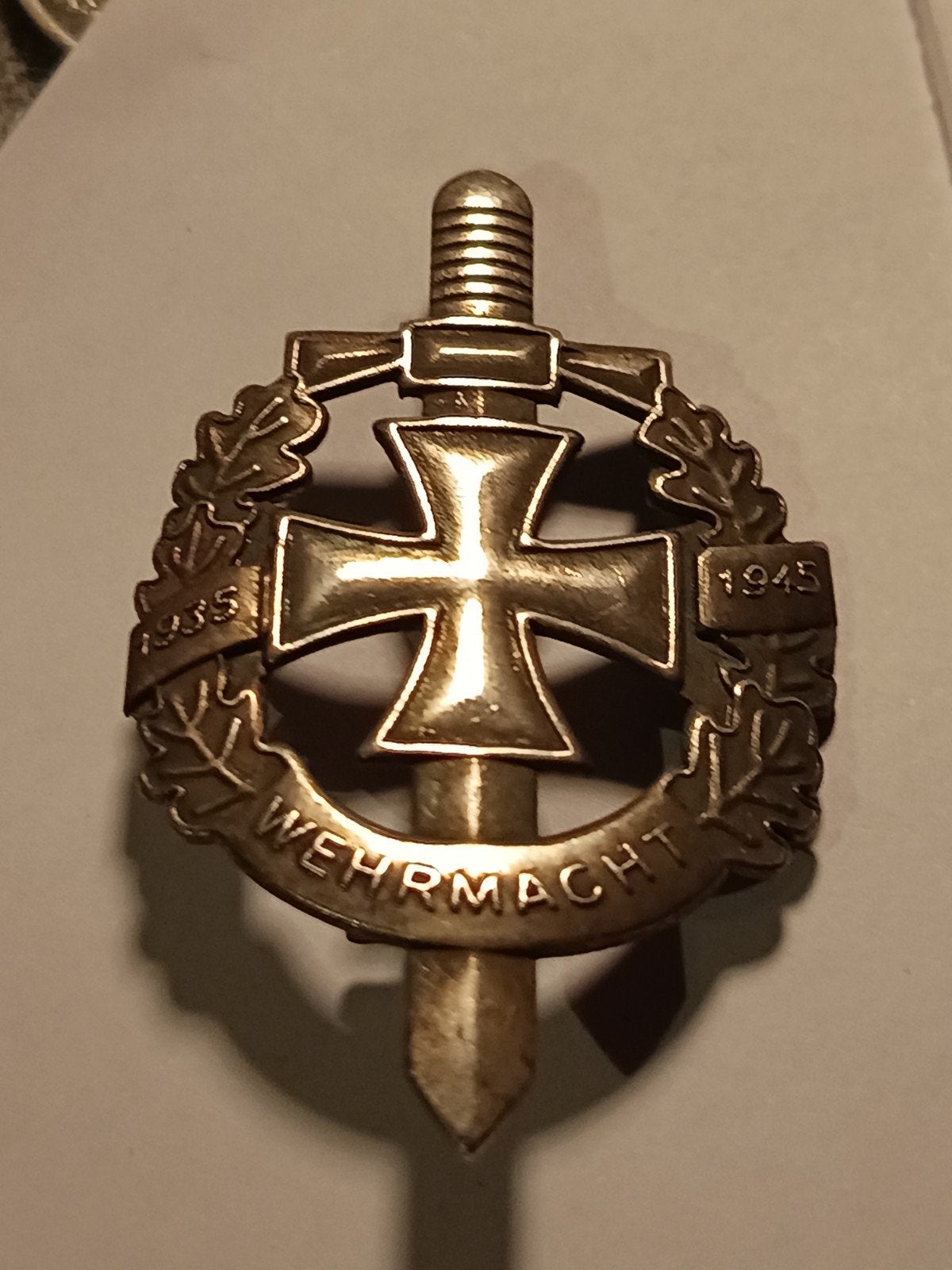 Wehrmacht speld, Verzamelen, Militaria | Tweede Wereldoorlog, Ophalen of Verzenden, Duitsland, Embleem of Badge