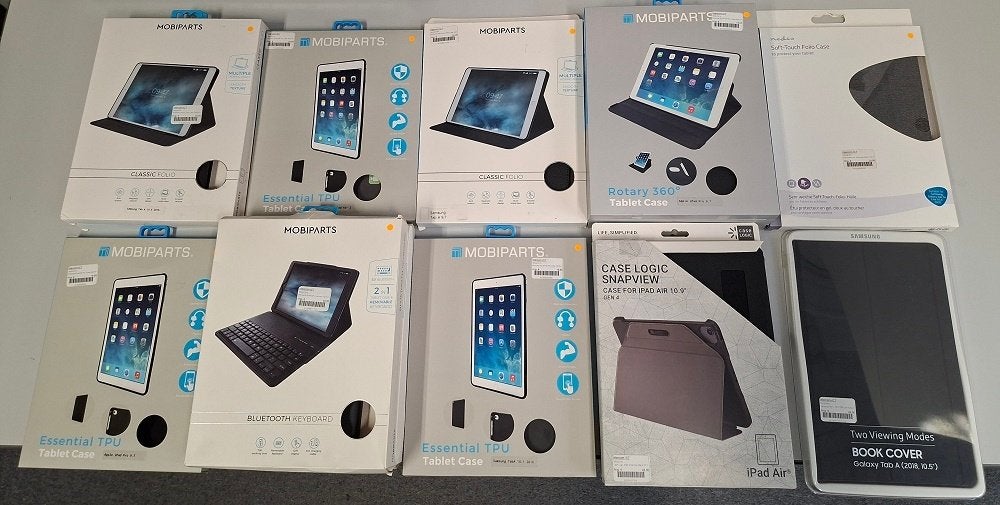 Hoesjes Samsung tablets en iPad, restantpartij
