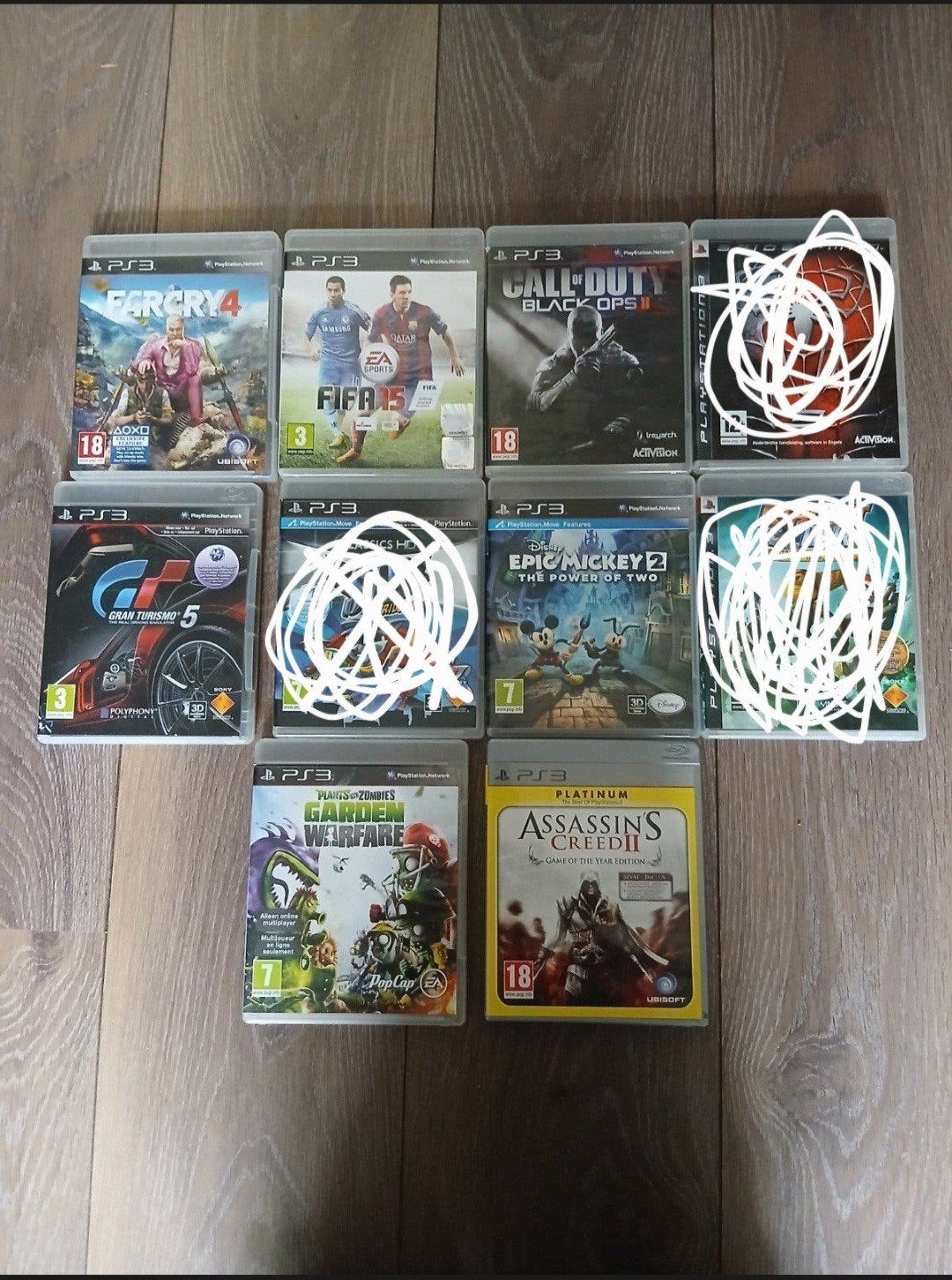 PS3 Games - Diverse collectie (10 stuks), Ophalen, Gebruikt, Overige genres, Vanaf 18 jaar