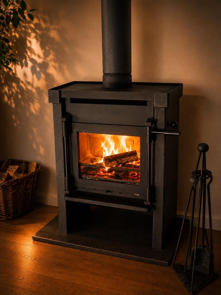 Janus 9 houtkachel, Ophalen, Zo goed als nieuw, Hout, Houtkachel